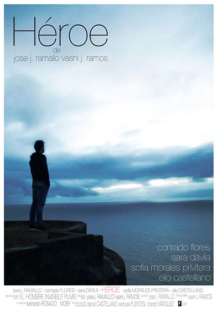 Cartel cortometraje Héroe Jose J. Ramallo Vasni Ramos