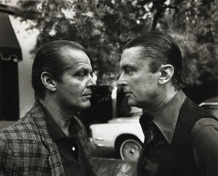 Jack Nicholson Robert Evans por Helmut Newton